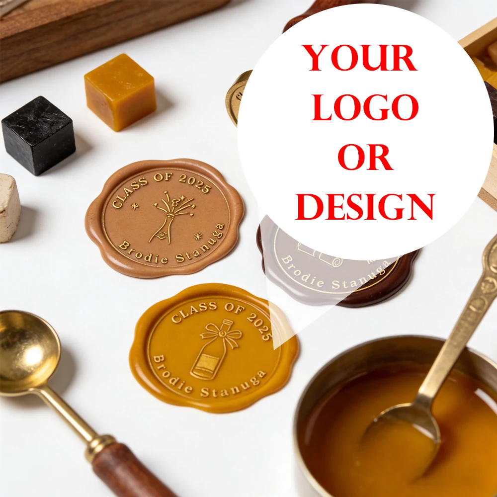

Graduation Ceremony Custom Wax Seal Stamp Personalized Logo Design Brass Seal for Envelope Invitation Envelope Decor Sealing