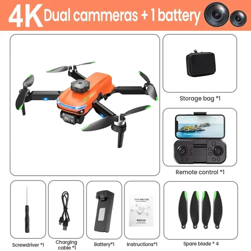 Top S118 Drone Professional 8K ESC Drone With Dual Camera Brushless Motor Obstacle Avoidance Foldable RC Quadcopter Toys