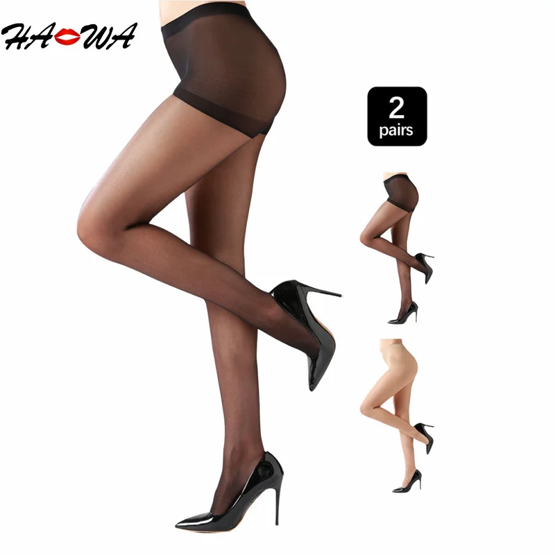 

HA WA 10D Ultra-Thin Nylon Pantyhose for Women Tights Solid Color Elastic Skinny Female Breathable Transparent Stockings