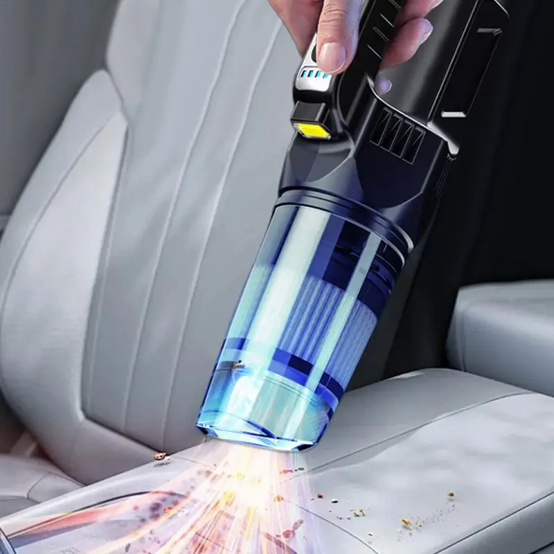 

Car Vacuum Portable Cordless LED Lighting Wireless Handheld Vacuum Cleaner Compact Long Running Time Powerful Suction Small