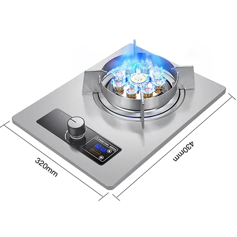 Household Liquefaction Single Stove Single Coal Desktop Embedded Single Home Electric 5.2kw/7kw Gas Cooktop