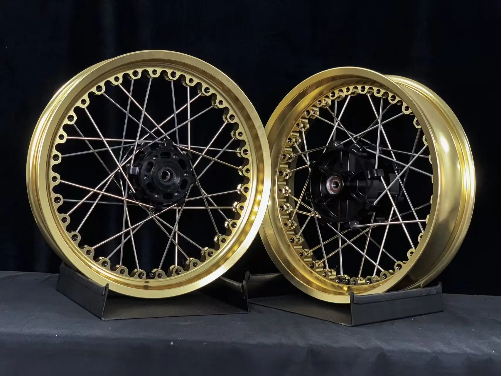 USOHAWLK New Motorcycle Front & Rear Wheels Aluminum Alloy For 390 Models Retrofit/Upgrade 1 Year WarrantyZhang Xue Same‑Style M