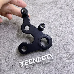 1PC CNC Black Motorcycle Front Left Footrest Pedal Mount Foot Pegs Bracket For Keeway RKF 125 Benelli TNT 180S 165S BJ150S