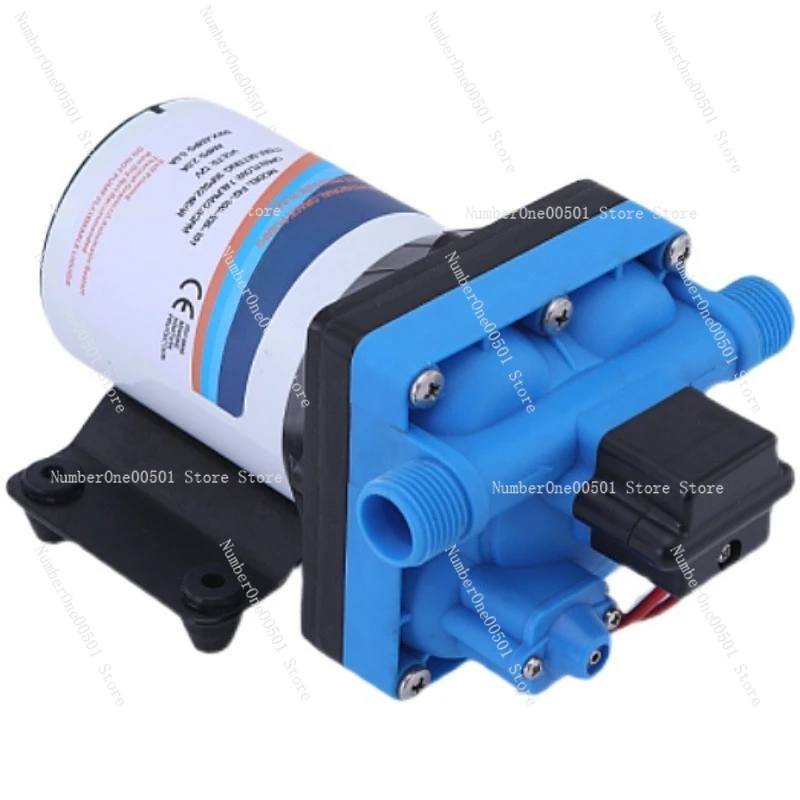 

Mini DC Diaphragm Pump 12V 24V High Pressure Water Pump Self Priming For Irrigation Cleaning Car Wash Model F42