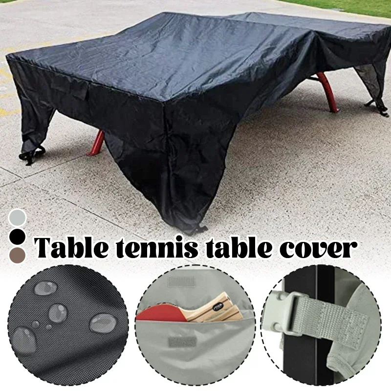 190T/210D Ping Pong Table Cover Outdoor Indoor Waterproof Tennis Table Cover Storage Protect Dustproof Protector Furniture Case