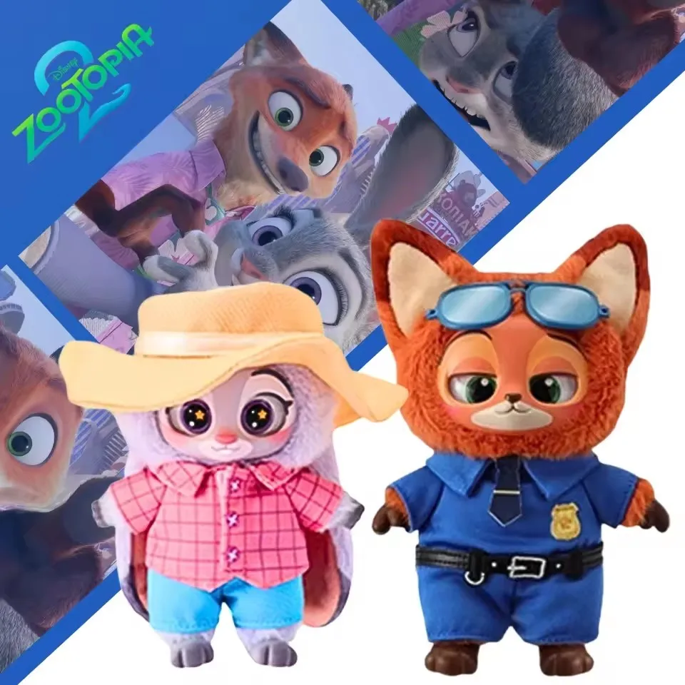 Oryginalna Zootopia Blind Box, Figurka Nice Nick Judy, Pluszowa Lalka Winylowa, Mystery Box, Figurki Anime, Kolekcja Figur z Kreskówek