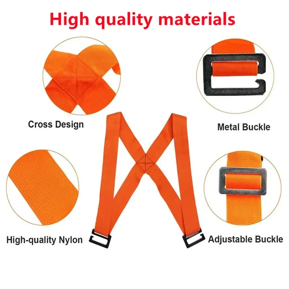  Adjustable Lifting Moving Strap Ropes Lift Cord Move Tool Heavy Objects Transport Belt Move Wrist Carrying Straps Tool