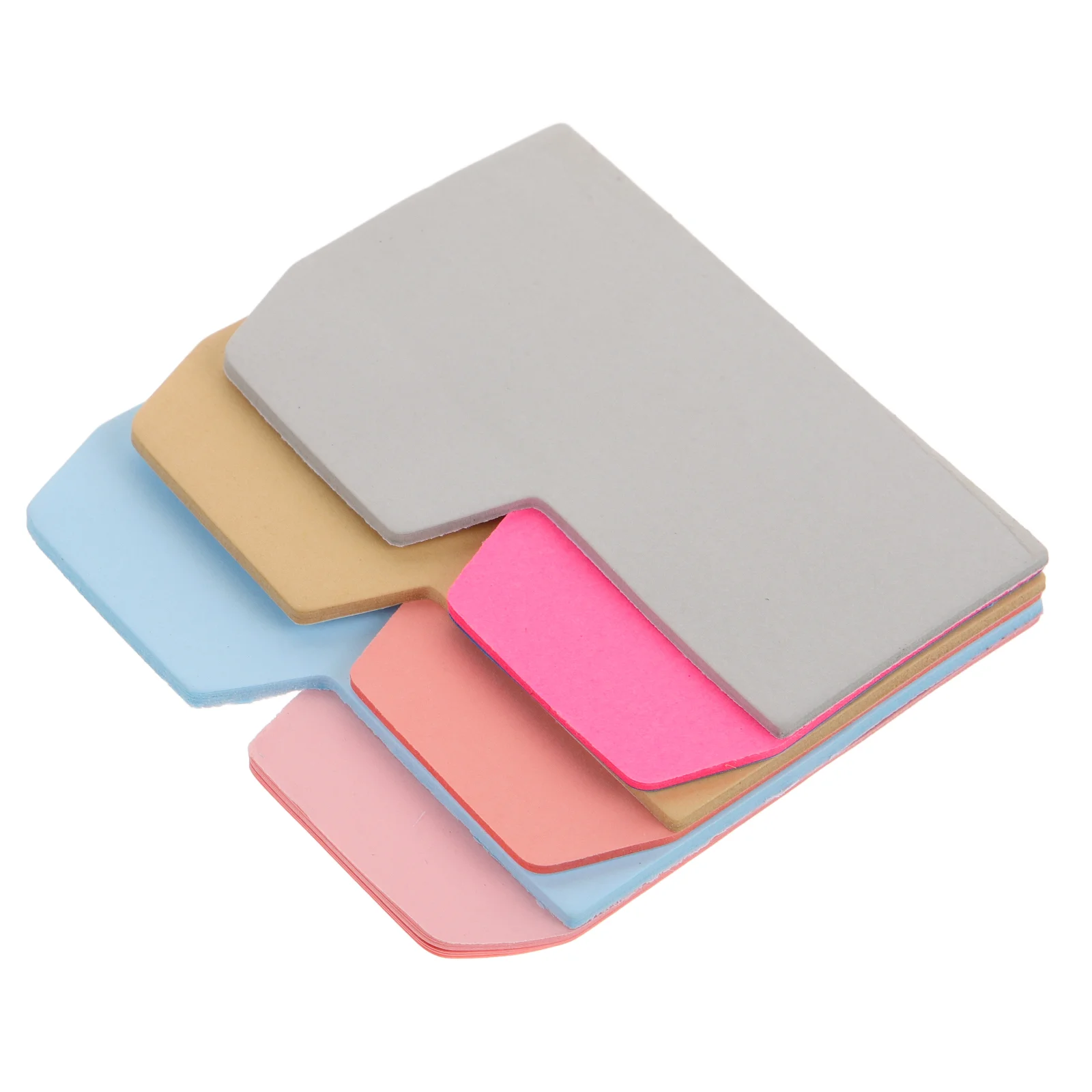 6 -Color Sticky Notes Sticker Stickers Colorful 6-Color Index Papers Label Hand Account