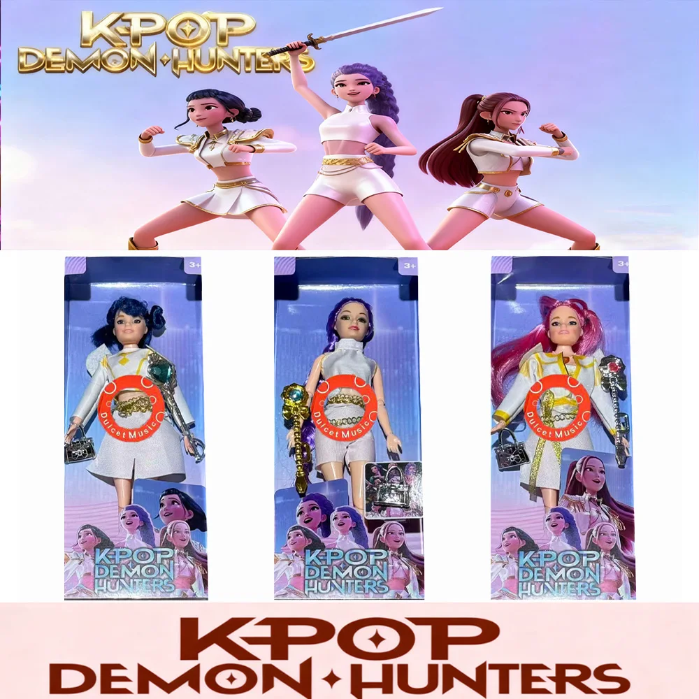 ألعاب أنيمي الطرفية Kpop شيطان الصيادين ميرا رومي زوي دمية قابلة للجمع هدية لمحبي Kpop مع الزي والإكسسوارات #1