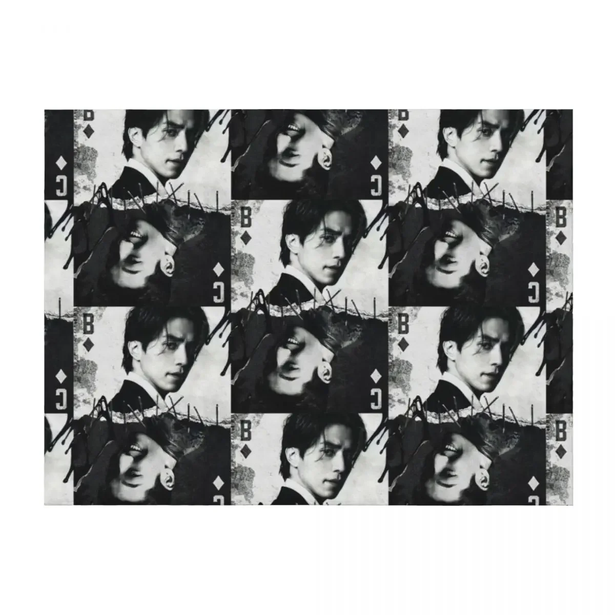 

Bad and Crazy Kdrama - Lee Dong-Wook & Wi Ha-Joon Throw Blanket Plush Weighted Decorative Beds Custom Blankets