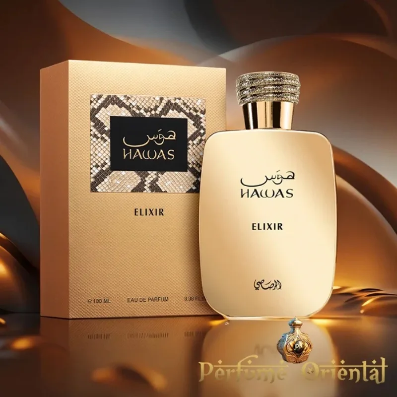 100 مللي RASASI Hawas Elixir EDP Para Hombre فرمون عطر المرأة العربية فرمون كولونيا للرجل هدية عيد ميلاد