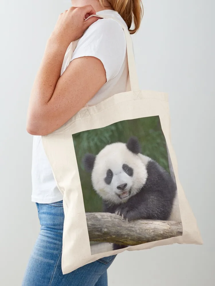 

Baby Panda Xiao Qi Ji at the National Zoo Tote Bag shopping bag logo canvas shopping bag Cloth shopper women