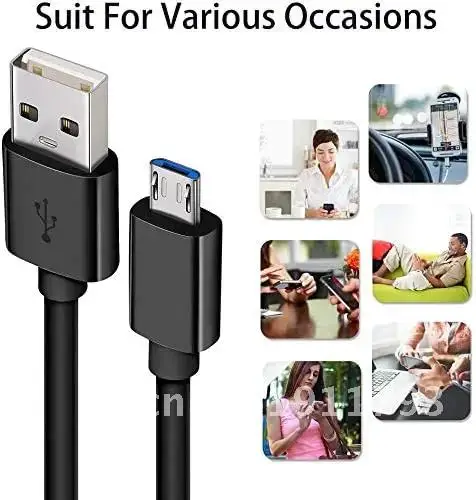 Micro USB Cable 10Pack Android Charger Cable Fast Phone Charging Cord for Samsung Galaxy S7 S6 Edge S5 Note 5 4 A3 A5 A7 A8 A9