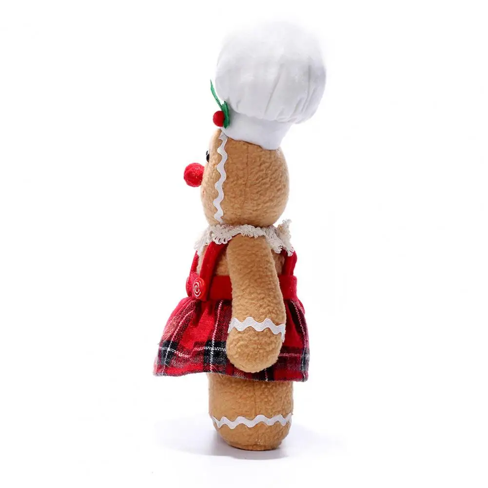 

Christmas Plush Toys Christmas Doll Collection Festive Gingerbread Man Plush Doll Adorable Christmas Decoration for Men Women