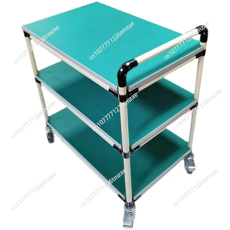 

Workshop anti-static multi-layer material rack turnover car lean tube multi-functional tool cart sorting mobile trolley