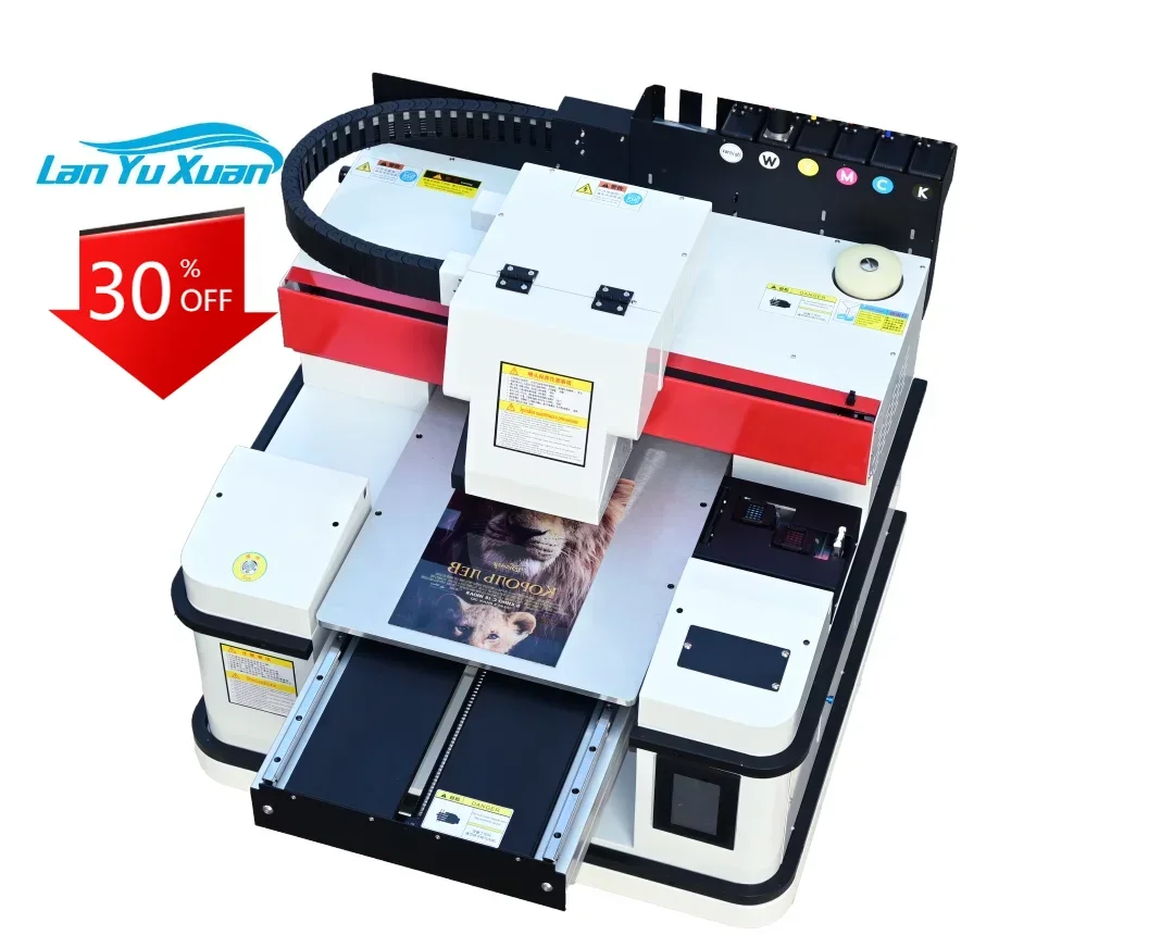 17 3D lenticular sheet printing machine A3 A2 uv flatbed printer with 2pcs heads and size 33x60cm