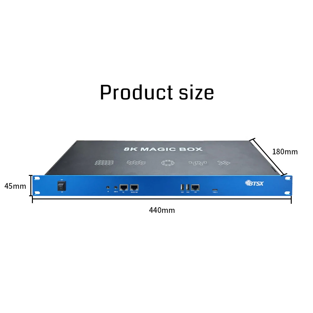 8K Magic Splicer, BIT-VJ-U1-115Pro, 1 in 15 Out,multi-window scene, point-to-point,