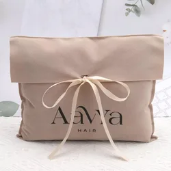 Custom Velvet Envelope Bag 15x10cm 20x15cm 50pcs/Lot Makeup Jewelry Gift Packaging Pouch