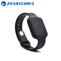 Feasycom FSC-BP107D Wearable iBeacon Eddystone Wristband Waterproof DA14531 Bluetooth Beacon Bracelet with Replaceable battery