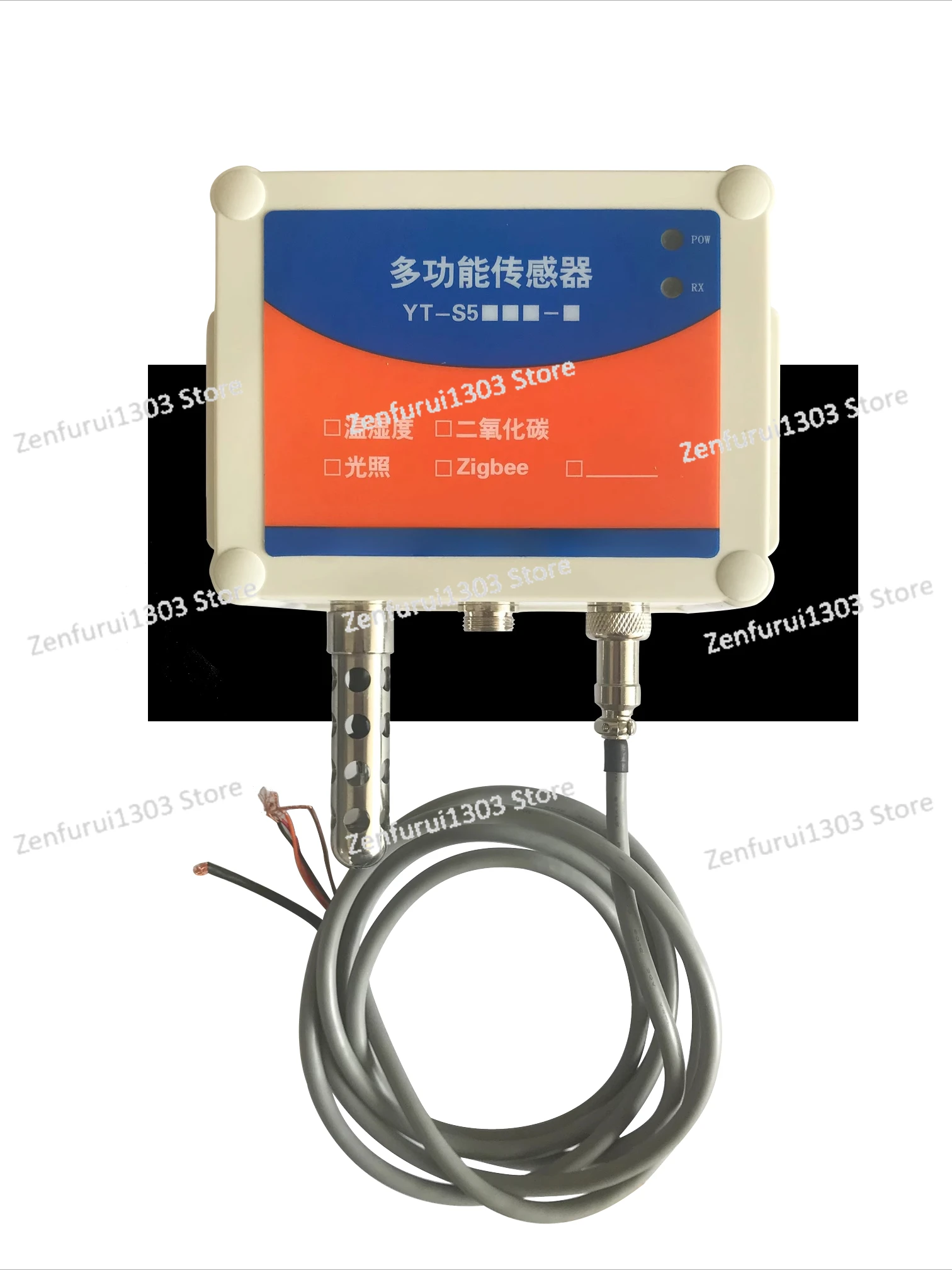 

Temperature, humidity, light CO2 PT100 multi-function sensor with display screen, temperature and humidity transmitter
