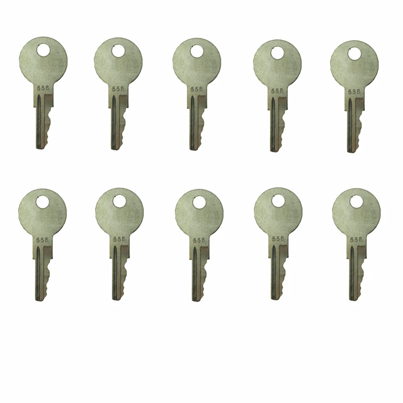 10 Pcs Ignition Key 556 For Ford New Holland Gradall Hyster Lull Yale Forklift