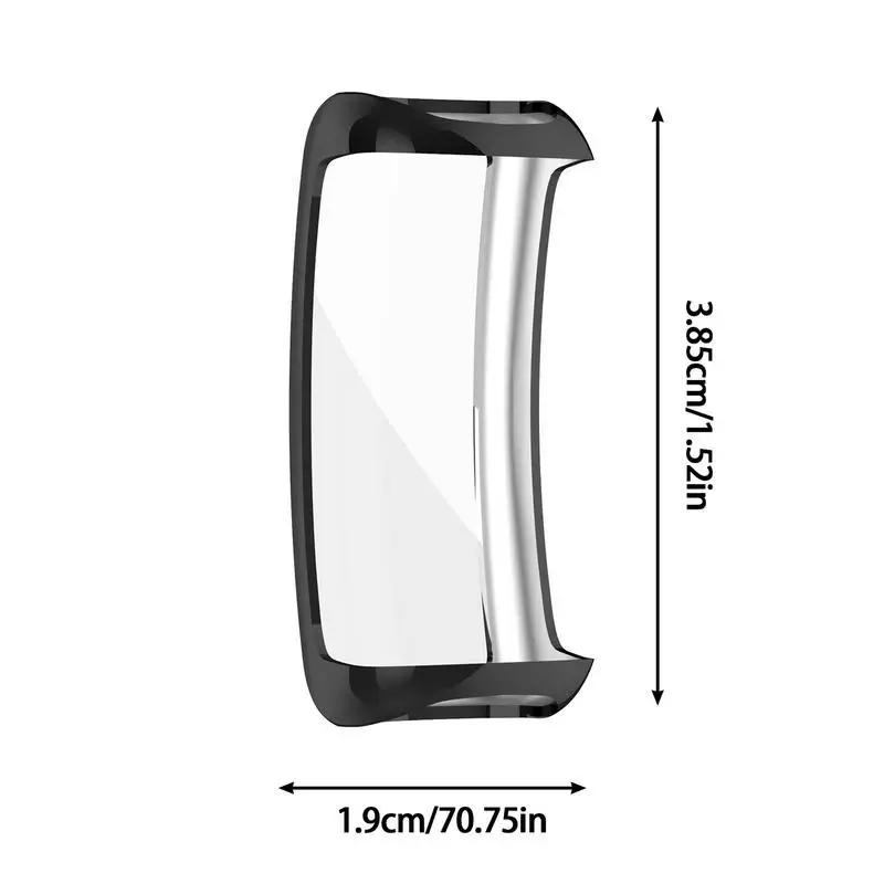For Fitbits Inspire 3 Full Screen Protector Soft TPU Protective Case Cover Shell Shockproof Protection Smartwatch Accessories