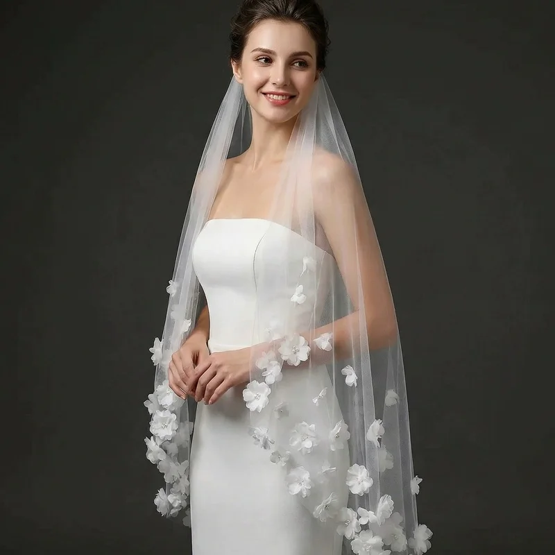 velo-da-sposa-lvory-in-morbido-tessuto-a-rete-stile-europeo-e-americano-velo-corto-con-perle-e-decorazioni-floreali-3d