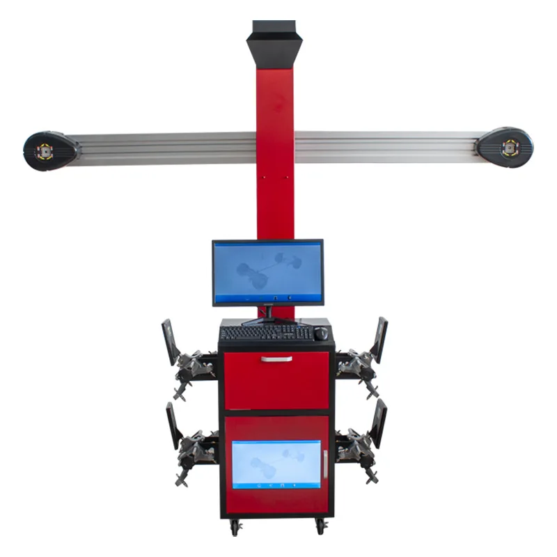 Car 3D four-wheel aligner automatic lift model, automatic tracking reflective rake with any lift