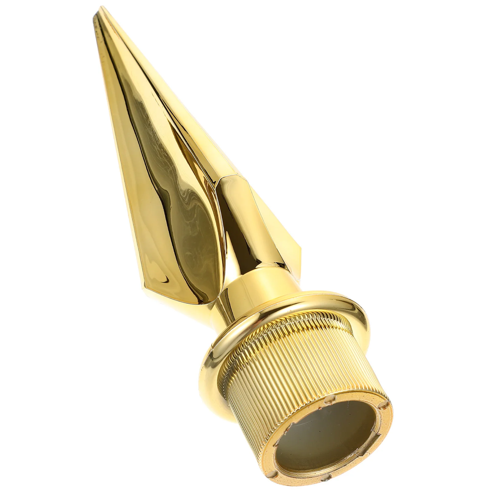 

Flagpole Topper Plastic Flag Head Replacement Durable Creative Design for Holiday Celebration Office Decor Flag Topper