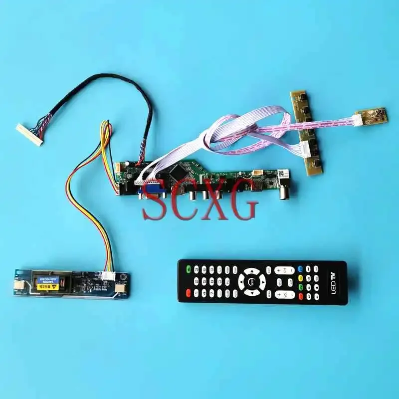 

LED LCD Display Matrix Controller Board Fit LM200WD1 LTM200KT03 30Pin LVDS VGA AV USB HDMI-Compatible DIY Kit 20" 2CCFL 1600*900