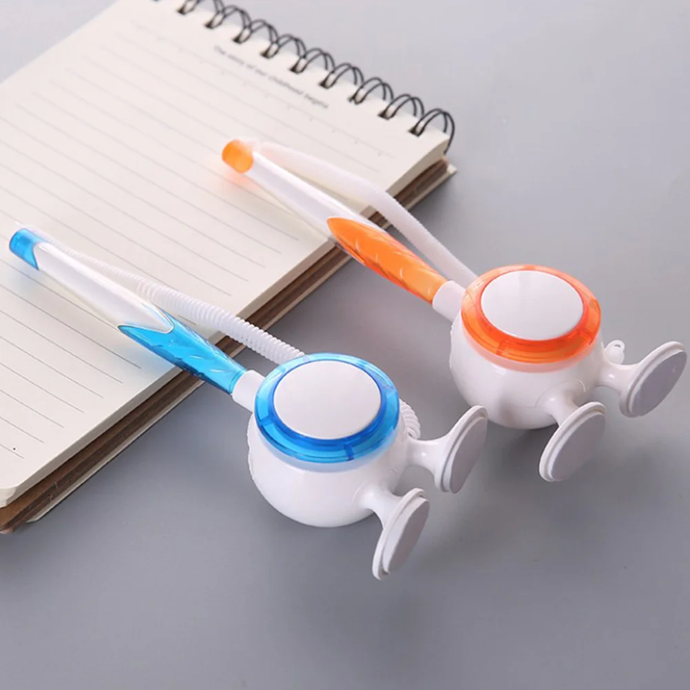 

12Pcs Cute Fixed on Table Pens for Office Student Wedding Use Gel Ink Black Ink Ballpoint Pen