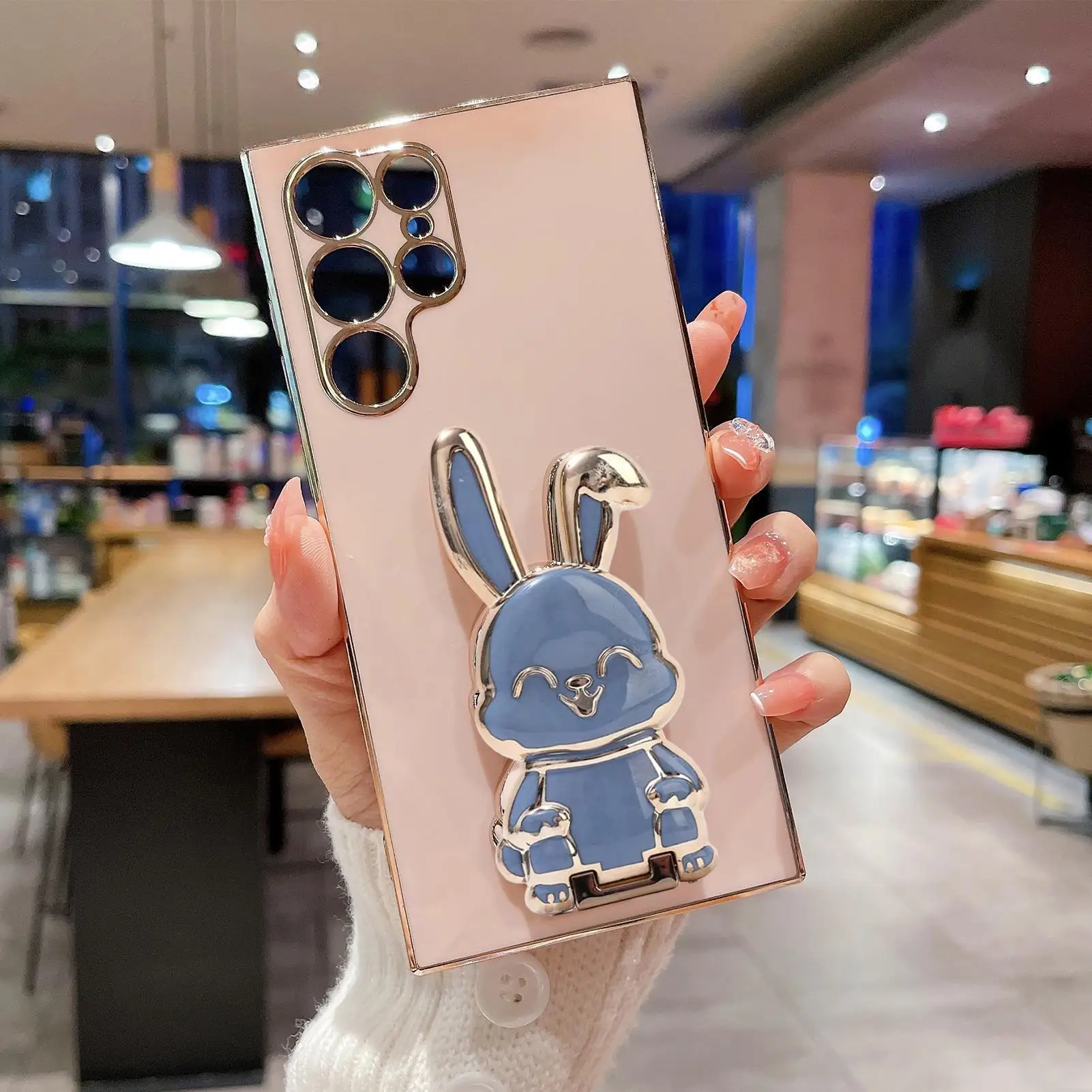 

Кронштейн в виде кролика, складной кронштейн для телефона в виде кролика, держатель в виде кролика, чехол для телефона, милый кронштейн в виде кролика, кронштейн-подставка в виде кролика