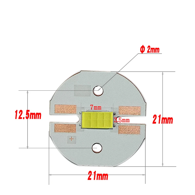 DC 12V led 3570 led chip led 12V car light headlight motorcycle spotlight 40W white light bright light bead csp chip LED SMD