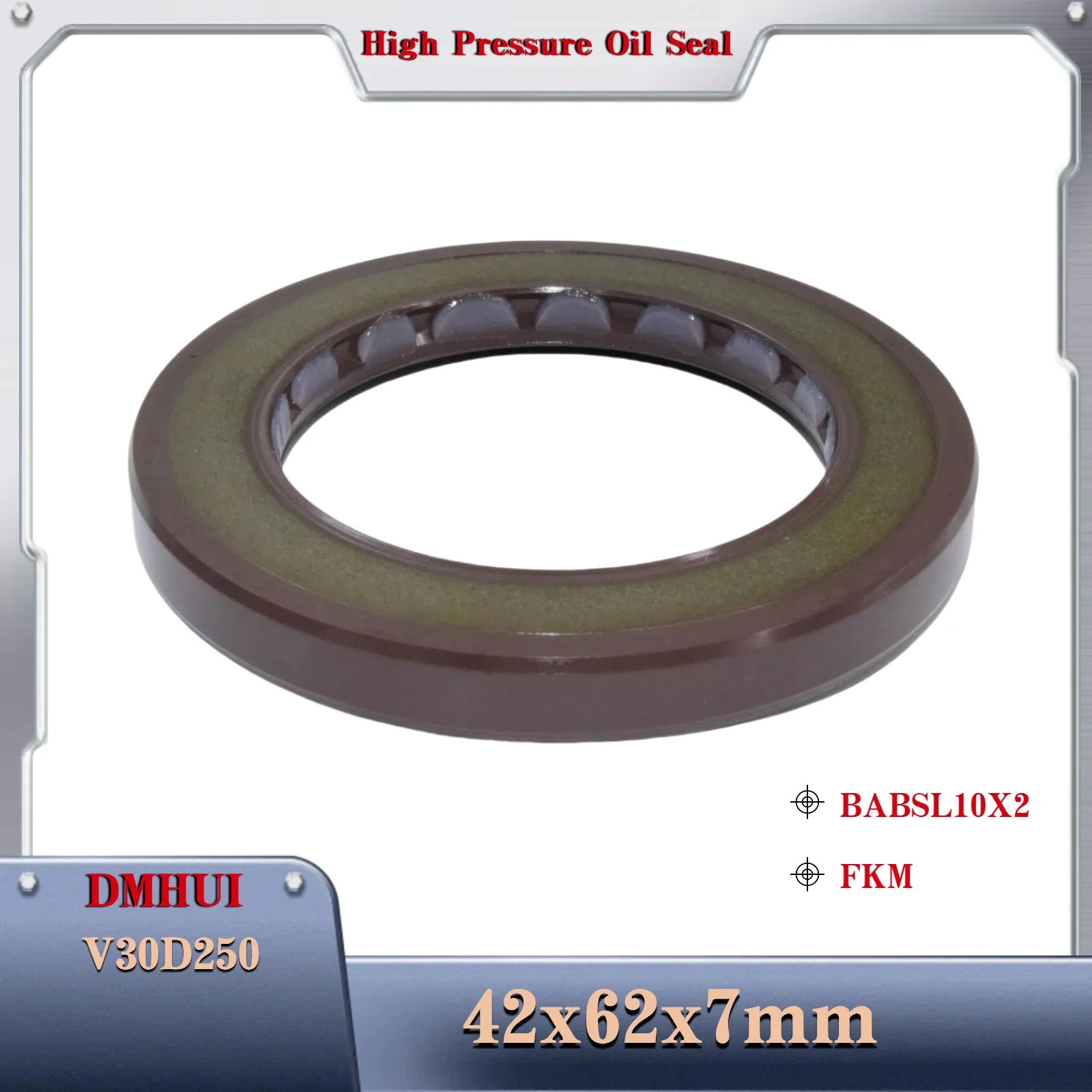 

For Hawe V30D250 Hydraulic Piston Pump FKM Shaft Oil Seal 42x62x7 Mm BABSL10X2 Hydraulic Motor Repair Kit Parts Motor Oil Seal