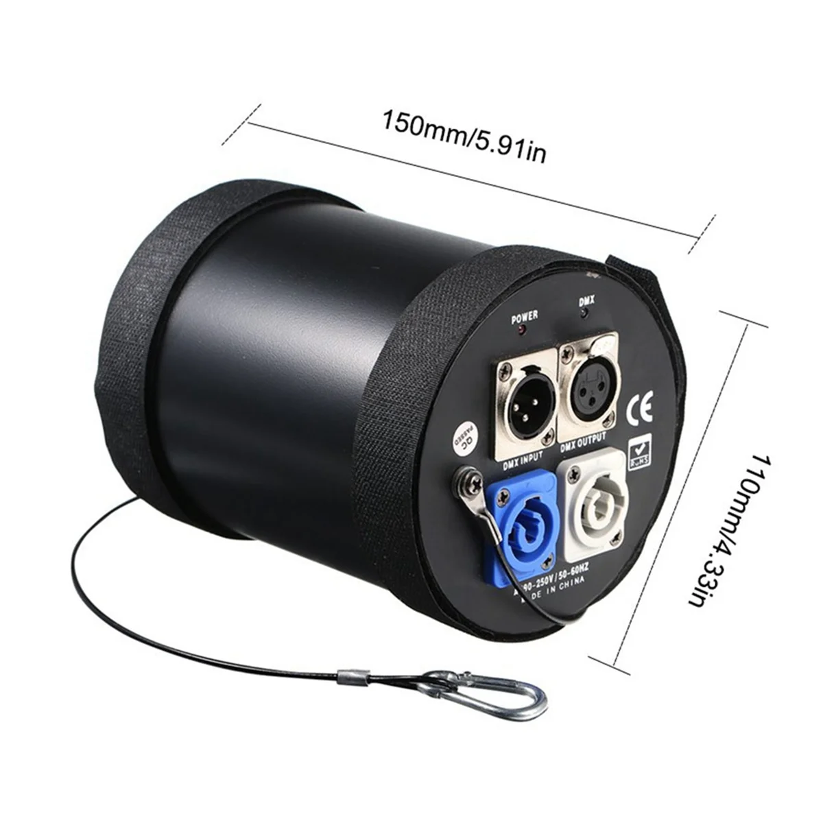 Amplifier 1Pc 6 Port DMX Splitter and Amplifier Output 512X 6 Channels for Dj Disco Stage Light Control EU Plug