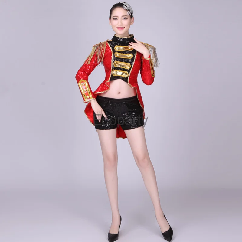 New Women Nightclub Dance Clothes Spanish Bullfighter Sequin Jacket Club Bar Dj European Court Female Stage Perform Costume