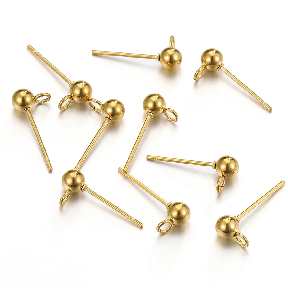10–100 Stück Edelstahl-Ohrstecker, Ohrstecker für DIY-Ohrstecker, Schmetterlingsohr-Rücken, Schmuckherstellung – Detail 5