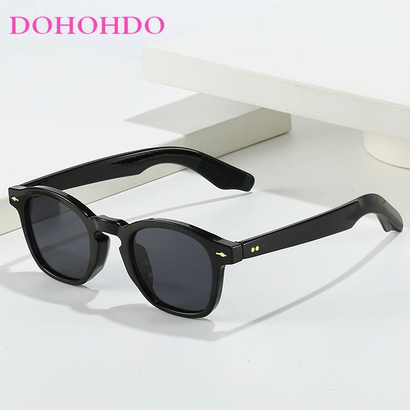 

New Fashion Rice Nail Sunglasses Women Men Luxury Brand Design Unisex Sun Glasses Advanced Street ShootingVintage Shades UV400