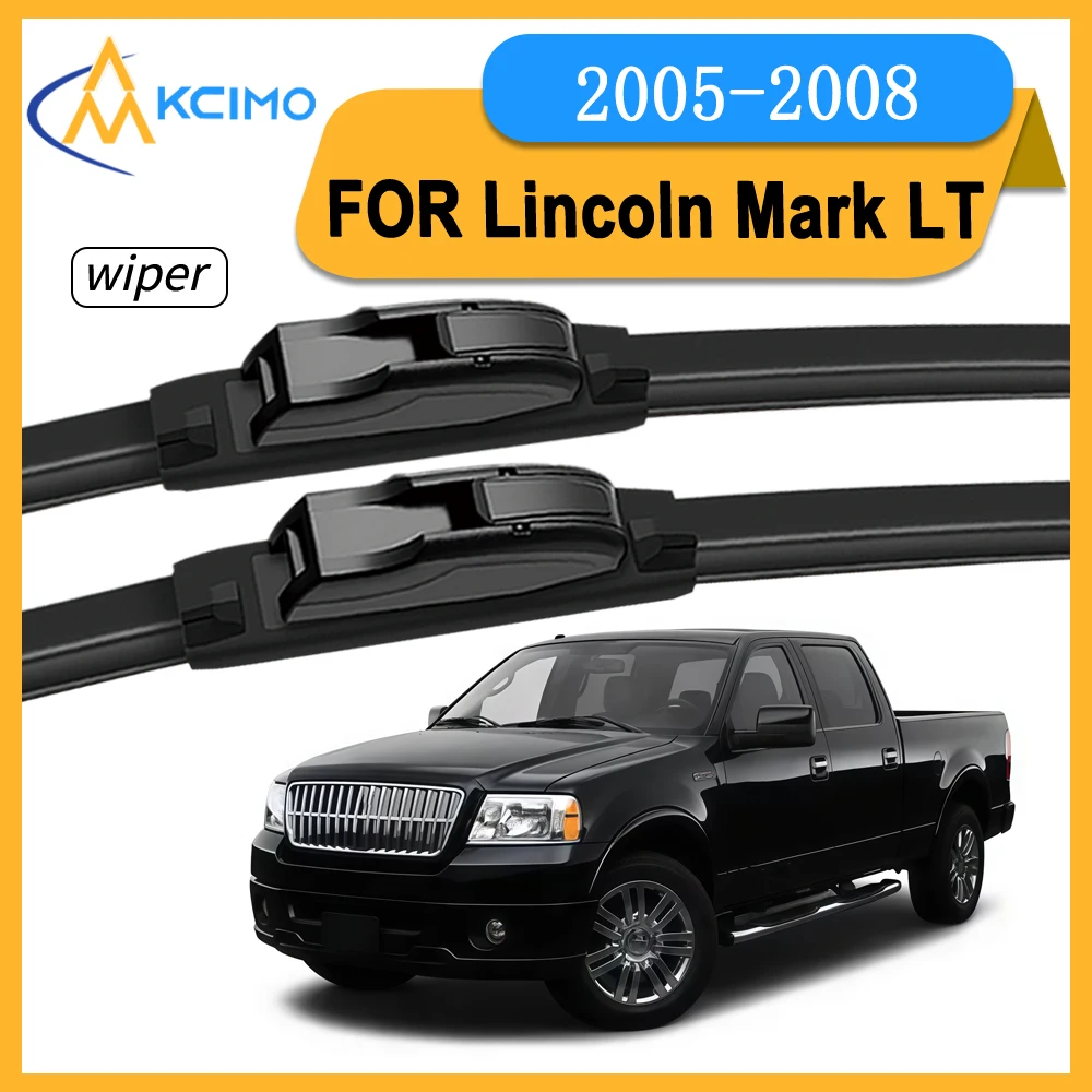 

Rubber Front Wiper Blades Driver & Passenger For Lincoln Mark LT 2005-2008 Premium Windshield Wiper Set Easy Installation