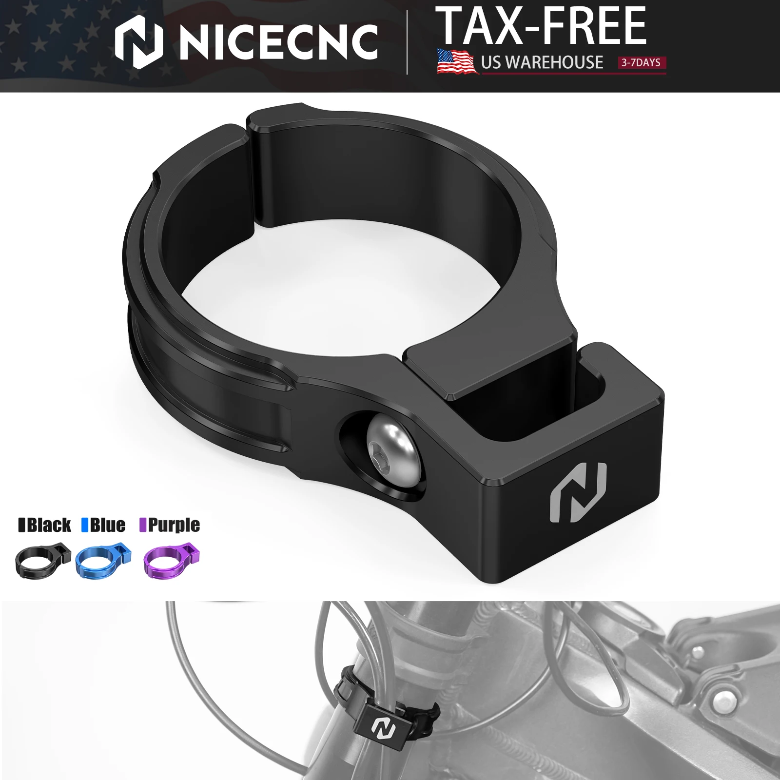 

NICECNC для Surron Light Bee X S L1E, электрический велосипед для грязи, алюминиевый держатель тормозного шланга для Segway X160 X260 2024 2025