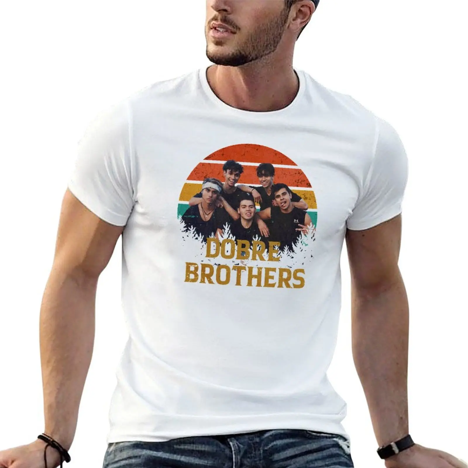 

Dobre Brothers T-Shirt cotton t shirt pack funny t shirts cotton T-Shirt