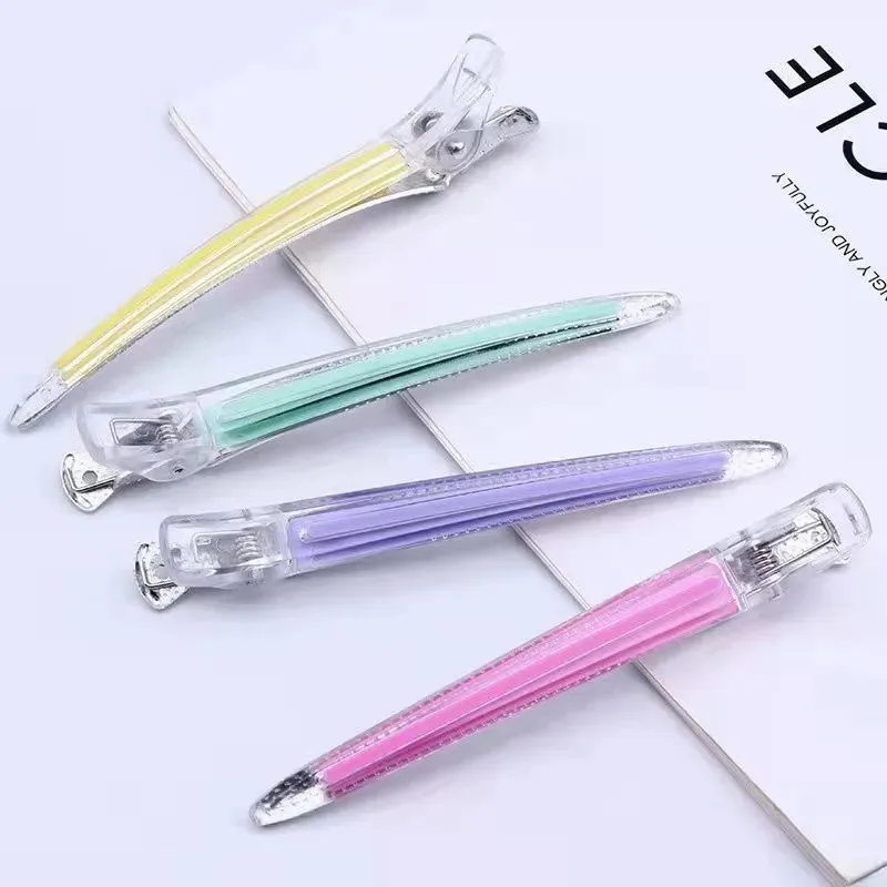 5pcs Hair Dye Partition Hairpin Fixed Pin Hairstylist No Trace Women Makeup Fashion Hair Clip Styling Metal Positioning Pin