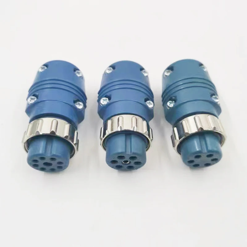 2 Teile/los Gas Geschirmt Schweißen Maschine Draht Feeder 6/7/9 Core Luftfahrt Steckdose Steuer Kupplung Schnell Stecker freies Schiff