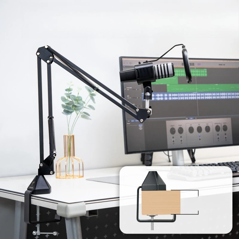 

Microphone cantilever bracket set recording live broadcast