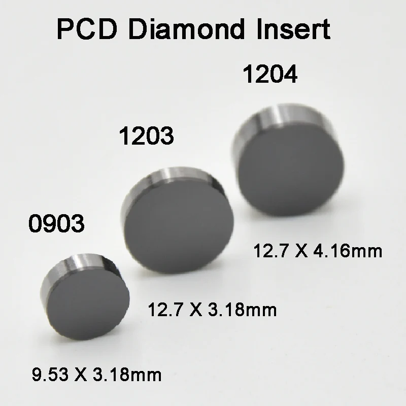 CBN1204 Head Milling Plates for Lathe Cutters RNGN060300 PCD Diamond Cylinder Burnished PCD1204 Aluminum 1/4‘’ PCBN Inserts