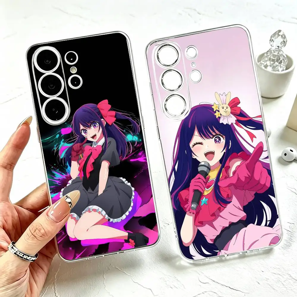 Anime role A-Ai h-Hoshino  Phone Case Transparent Silicone Soft For Samsung S25,S24,S21,S22,S23,S30,Ultra,S20,Plus,Fe