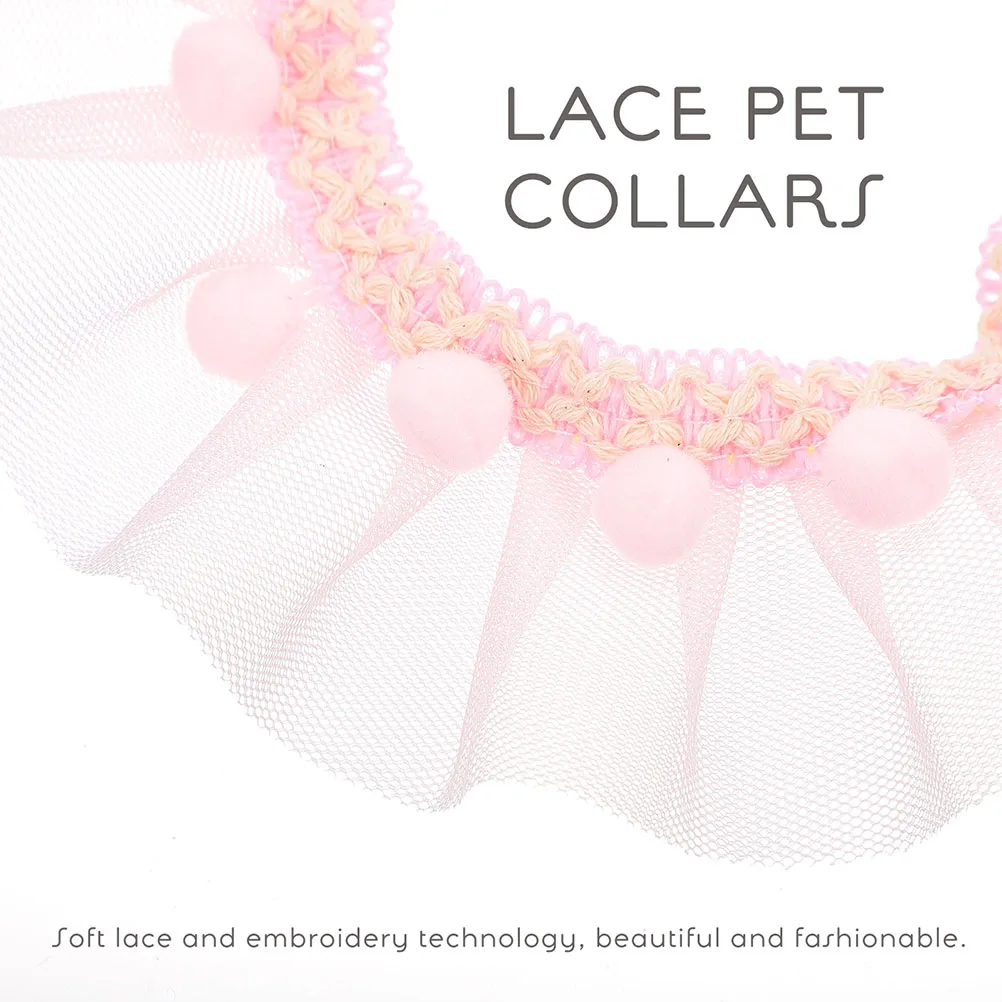 

2pcs Pet Collar Soft Cute Adjustable Kitten Collars for Cats Small Animals Accessories Decorative Reusable Wear-Resistant