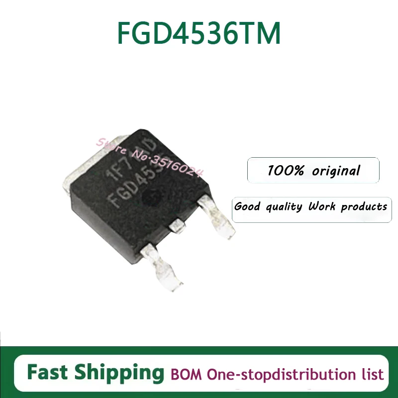 

10PCS/lot FGD4536 FGD4536TM 360V 50A TO-252 100% NEW