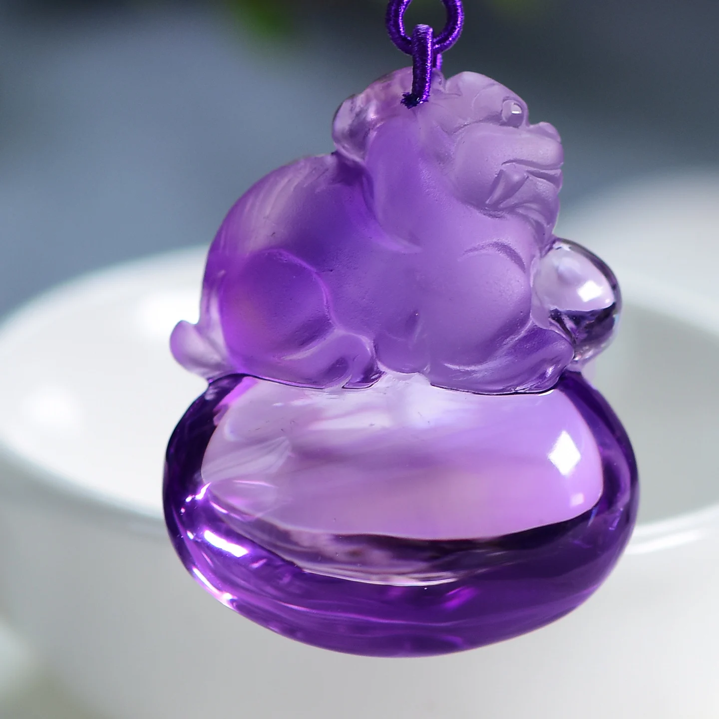 

Natural Purple Amethyst Quartz Pendant 39.5*32*16mm Amethyst Jewelry Beads Women Men Necklace Brazil AAAAAA