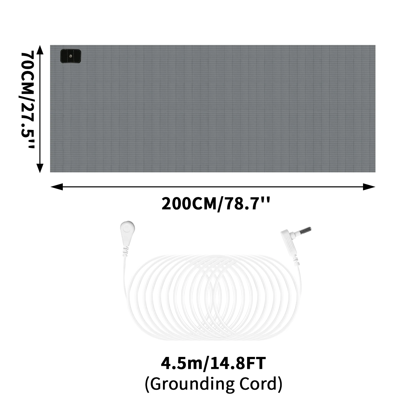 70X200CM Grey